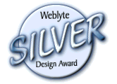 WEBLYTE GOLD DESIGN AWARD - Submit your Site for an award today!